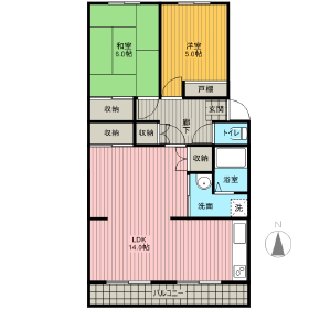 佐賀　賃貸　RJR佐賀駅前　間取り図